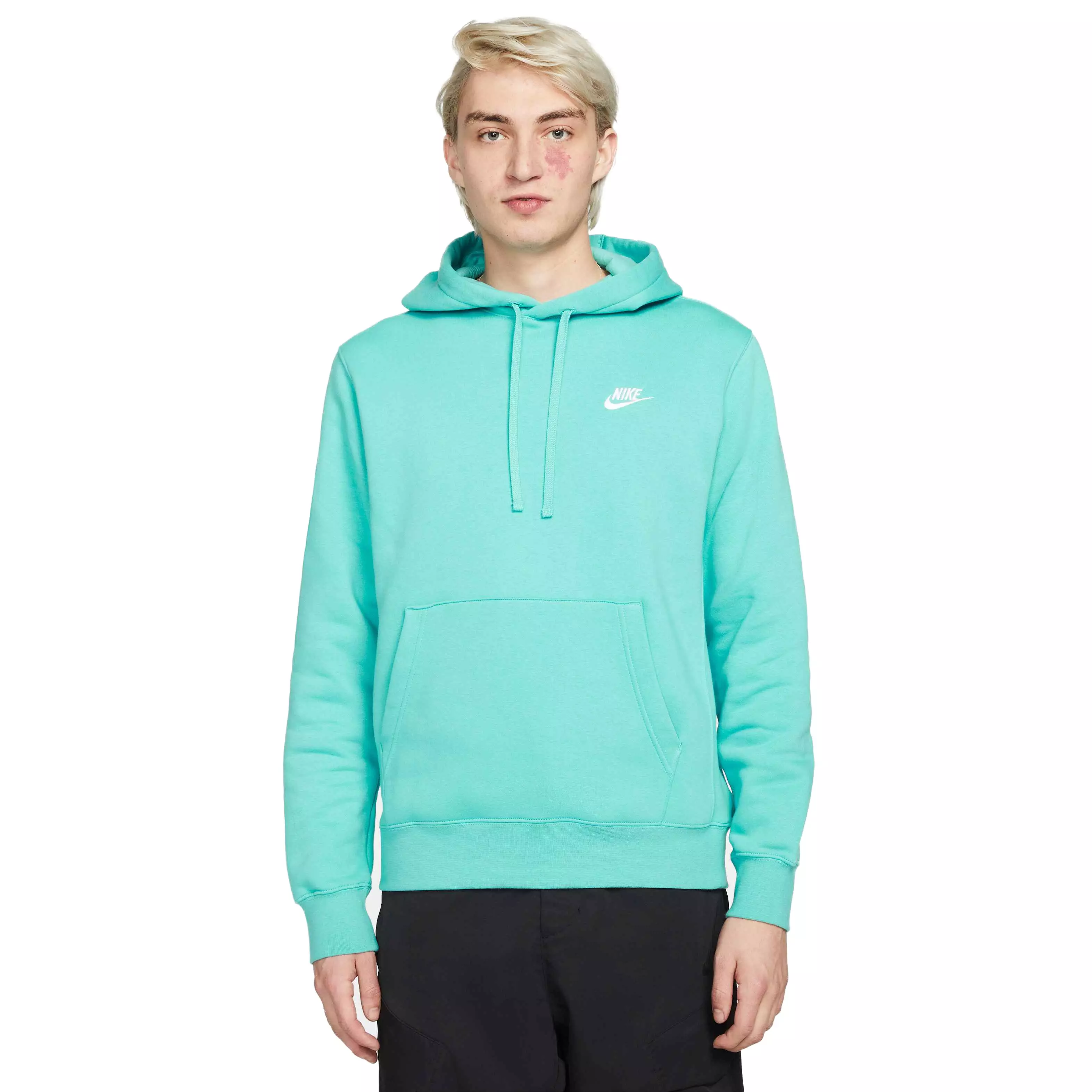 Nike Sportswear Men s Club Fleece Pullover Hoodie Teal Hibbett